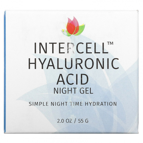 Reviva Labs, InterCell, гиалуроновая кислота, ночной увлажняющий гель, 1,5 унц. (42 г) #1