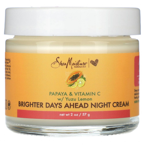 SheaMoisture, Ночной крем Brighter Days Ahead, папайя и витамин C с лимоном юдзу, 57 г (2 унции) #1
