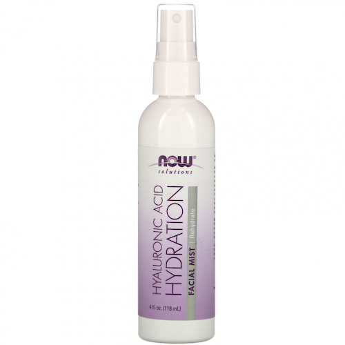 NOW Foods, Solutions, увлажняющий спрей для лица с гиалуроновой кислотой, 118 мл (4 жидк. Унции) #1