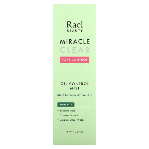 Rael, Inc., Beauty, Miracle Clear, спрей для контроля уровня масла, 75 мл (2,5 жидк. Унции) #1
