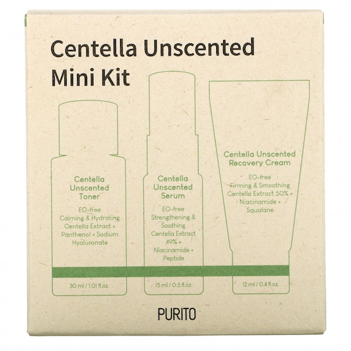 Purito, Мини-набор Centella без запаха, набор из 3 предметов #1