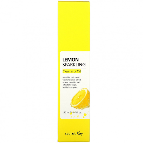 Secret Key, Очищающее масло Lemon Sparkling Cleansing Oil, 5,07 жидких унций (150 мл) #1