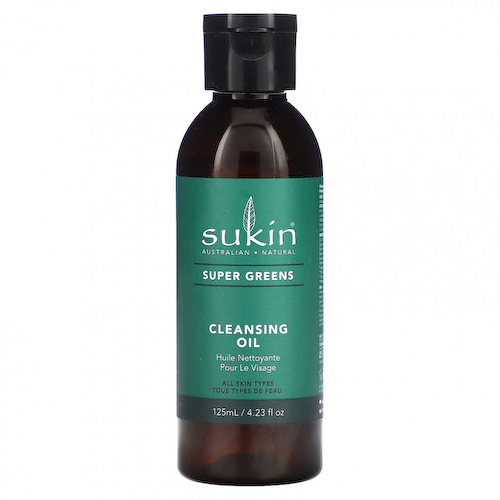 Sukin, Super Greens, очищающее масло, 125 мл (4,23 жидк. Унции) #1