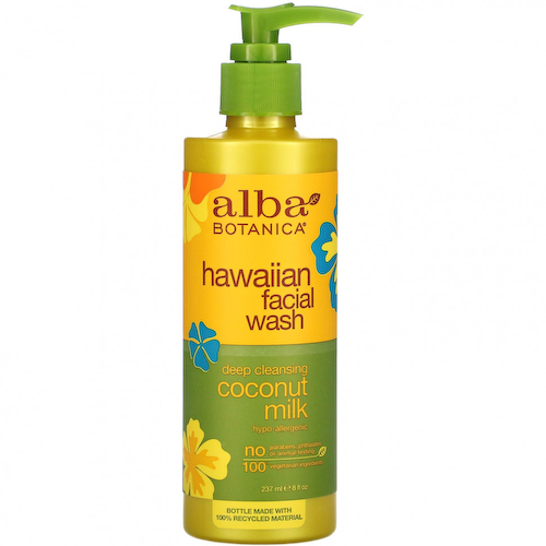 Alba Botanica, гавайское средство для умывания, с кокосовым молоком для глубокого очищения, 237 мл (8 жидк. унций) #1