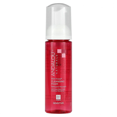 Andalou Naturals, 1000 Roses, очищающая пенка для чувствительной кожи, 163 мл (5,5 жидк. унции) #1