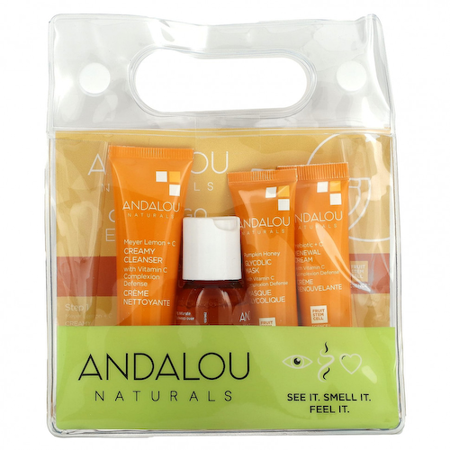 Andalou Naturals, Набор для очищения волос, набор из 4 предметов #1
