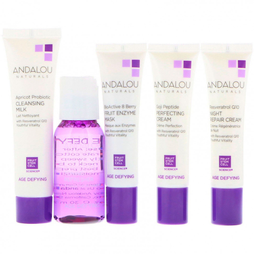 Andalou Naturals, начальный комплект, набор омолаживающих средств для ухода за кожей из 5 предметов #1