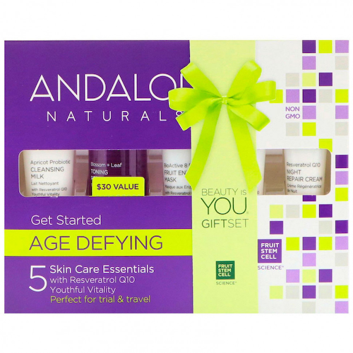 Andalou Naturals, начальный комплект, набор омолаживающих средств для ухода за кожей из 5 предметов #1