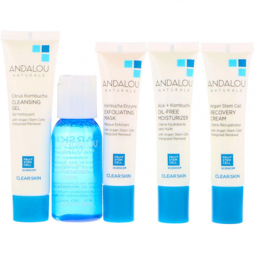 Andalou Naturals, Начни очищение, основы ухода за кожей, набор из 5 предметов #1