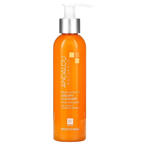 Andalou Naturals, очищающее крем-молочко с лимоном Мейера и витамином C, улучшение цвета лица, 178 мл (6 жидк. унций) #1