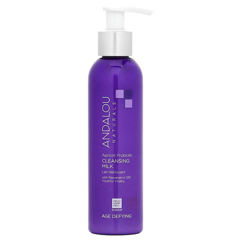 Andalou Naturals, очищающее молочко с абрикосовыми пробиотиками, антивозрастное, 178 мл (6 жидк. унций) #1