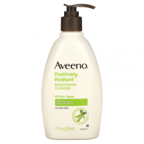 Aveeno, Positively Radiant, осветляющее очищающее средство, 325 мл (11 жидк. Унций) #1