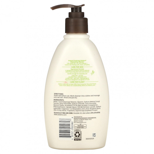 Aveeno, Positively Radiant, осветляющее очищающее средство, 325 мл (11 жидк. Унций) #1