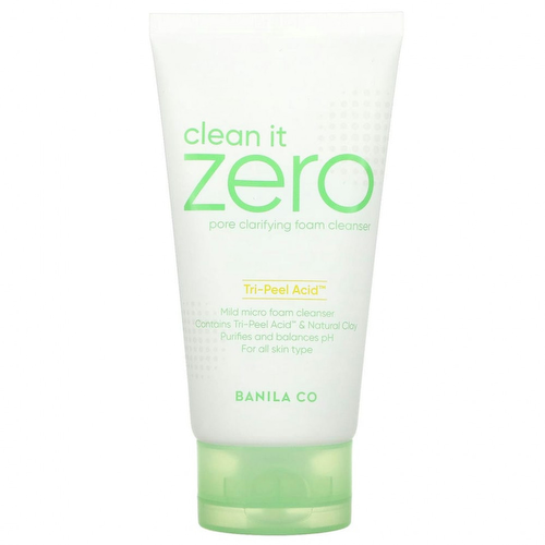 Banila Co., Clean It Zero, Tri-Peel кислотная очищающая пенка для умывания, 5,07 жидких унций (150 мл) #1