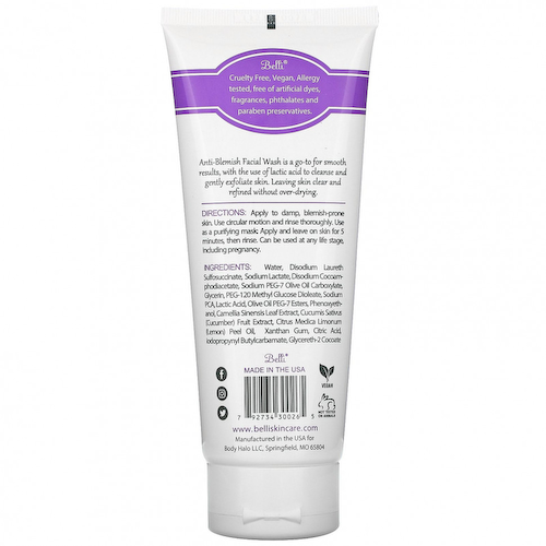 Belli Skincare, Гель для умывания против пятен, 6,5 жидких унций (191 мл) #1