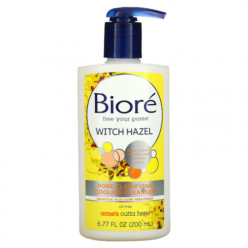 Biore, Очищающее очищающее средство для очищения пор, гамамелис, 6,77 жидких унций (200 мл) #1