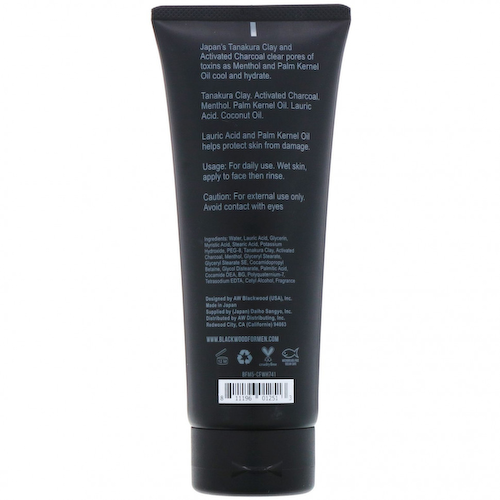 Blackwood For Men, Освежающее средство для умывания с глиной для мужчин, 210 г #1