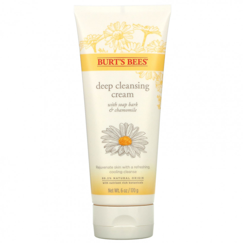 Burt's Bees, Крем для глубокого очищения с мыльной корой и ромашкой, 170 г (6 унций) #1