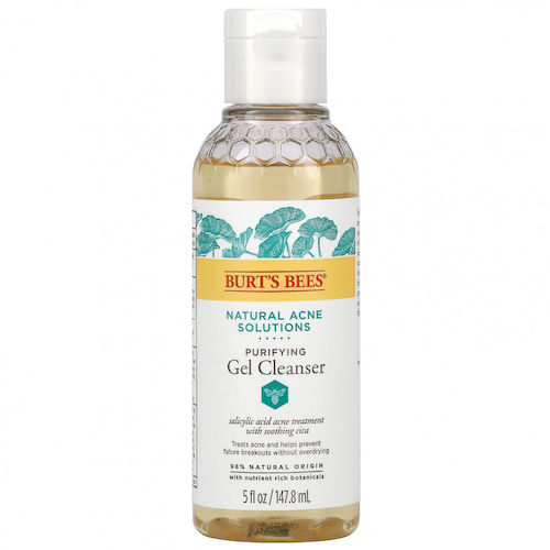 Burt's Bees, Natural Acne Solutions, очищающий гель, 147,8 мл (5 жидк. Унций) #1