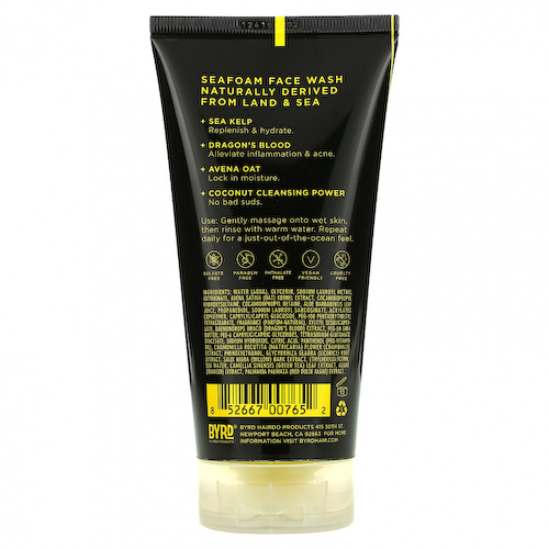 Byrd Hairdo Products, Средство для умывания Daily Seafoam, соленый кокос, 5 унций (147,8 мл) #1
