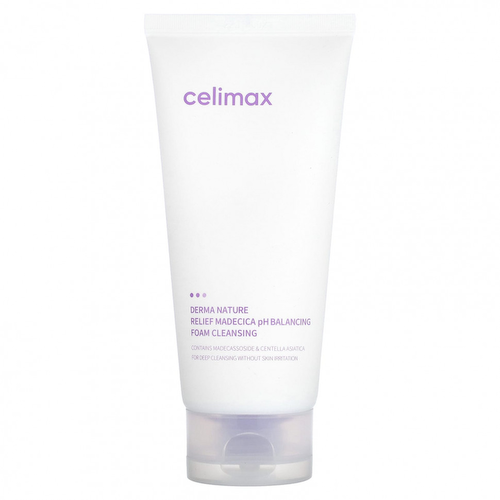 Celimax, Derma Nature Relief Madecica pH балансирующая пенка для умывания, 150 мл (5,07 жидк. Унции) #1
