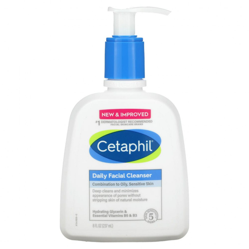 Cetaphil, Ежедневное очищающее средство для лица, 237 мл (8 жидк. Унций) #1