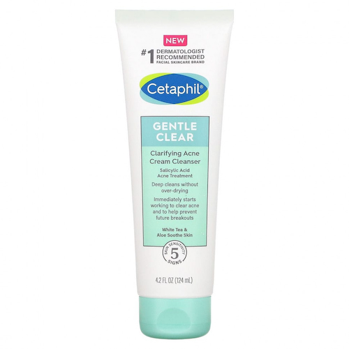 Cetaphil, Gentle Clear, очищающий крем от акне, 124 мл (4,2 жидк. Унции) #1