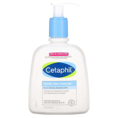 Cetaphil, Мягкое очищающее средство, без отдушек, 237 мл (8 жидк. Унций) #1