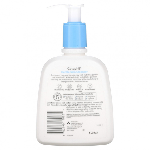 Cetaphil, Мягкое очищающее средство, без отдушек, 237 мл (8 жидк. Унций) #1