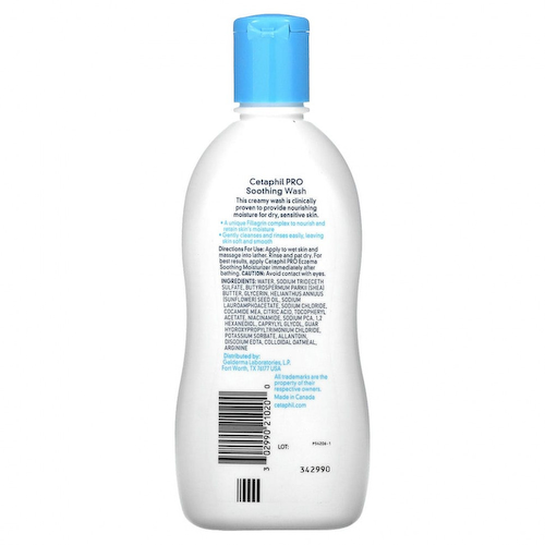 Cetaphil, Успокаивающее средство для мытья Pro, для сухой кожи, 296 мл #1