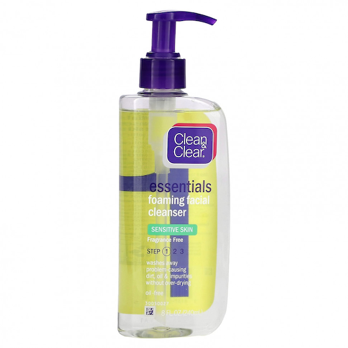 Clean & Clear, Essentials, пенка для умывания, для чувствительной кожи, без отдушек, 240 мл (8 жидк. Унций) #1