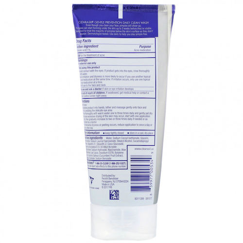 Clearasil, Gentle Prevention, очищающее средство для ежедневного использования, 192 мл (6,5 жидк. унций) #1
