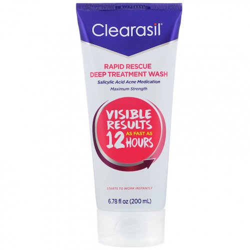 Clearasil, Rapid Rescue, Глубокое очищающее средство, 6,78 жидких унций (200 мл) #1