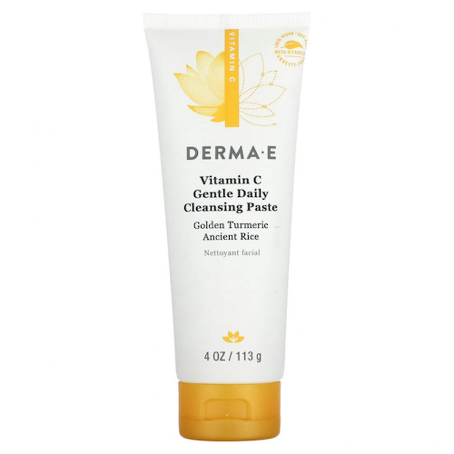 Derma E, нежная очищающая паста с витамином С, для ежедневного очищения кожи, 113 г (4 унции) #1