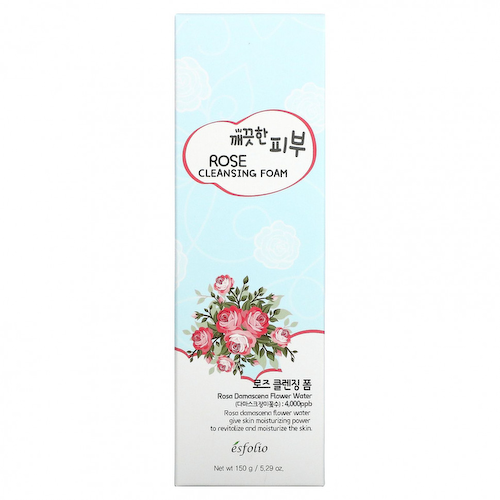 Esfolio, Очищающая пенка с розой, 150 г (5,29 унции) #1