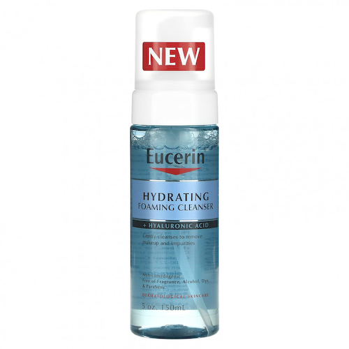 Eucerin, Hydrating Foaming Cleanser + Hyaluronic Acid, 5 oz (150 ml) #1