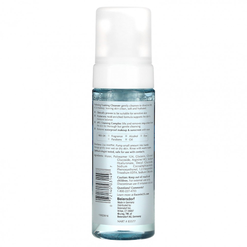 Eucerin, Hydrating Foaming Cleanser + Hyaluronic Acid, 5 oz (150 ml) #1