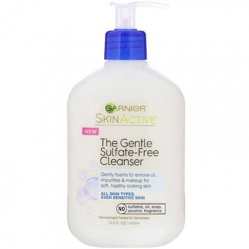 Garnier, SkinActive, мягкий очищающий бессульфатный крем, 400 мл #1
