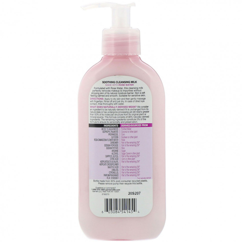 Garnier, SkinActive, успокаивающее очищающее молочко с розовой водой, 200 мл (6,7 жидк. Унции) #1