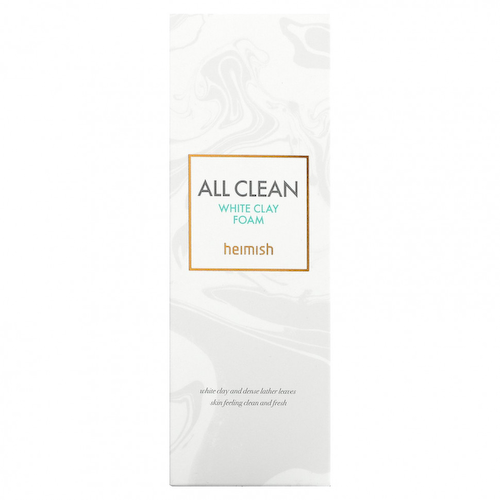 Heimish, All Clean, пенка с белой глиной, 150 г #1