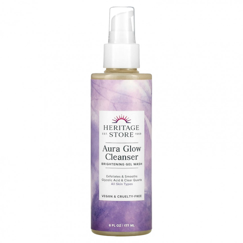 Heritage Store, Aura Gel Cleanser, осветляющий гель для умывания, 177 мл (6 жидк. Унций) #1