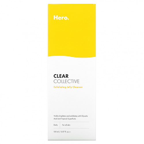 Hero Cosmetics, Clear Collective, отшелушивающее очищающее желе, 150 мл (5,07 жидк. унции) #1