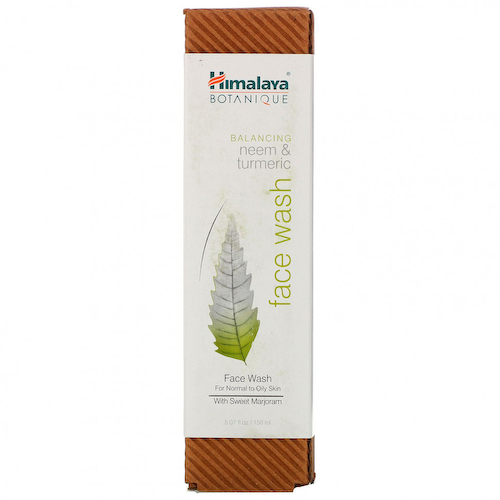 Himalaya, Botanique, Средство для умывания с нимом и куркумой, 5,07 жидкой унции (150 мл) #1