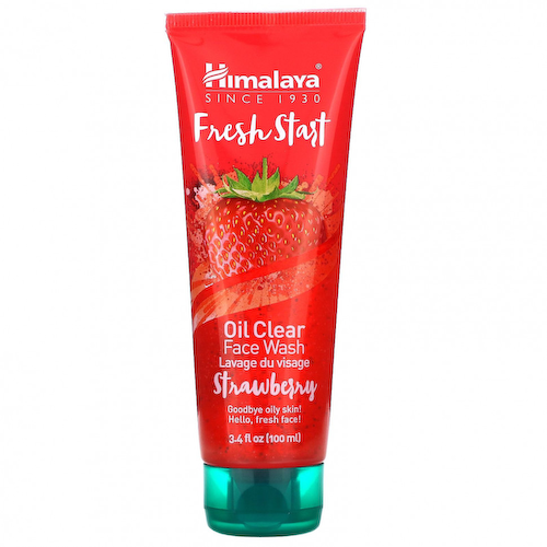Himalaya, Fresh Start, Oil Clear для умывания, клубника, 3,4 жидких унции (100 мл) #1