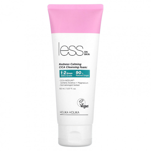 Holika Holika, Less On Skin, очищающая пенка для снятия покраснений, 150 мл (5,07 жидк. Унции) #1