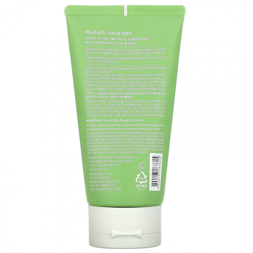 Innisfree, очищающая пенка с зеленым чаем, 150 г (5,29 унции) #1