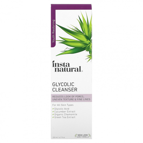 InstaNatural, очищающее средство с гликолевой кислотой, 200 мл (6,7 жидк. унции) #1