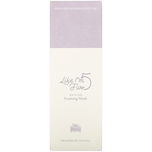 Like I'm Five, Top To Toe Foaming Wash, 10.14 oz (300 ml) #1