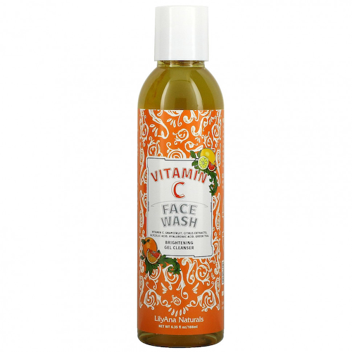 Lilyana Naturals, Средство для умывания с витамином C, 188 мл (6,35 жидких унций) #1