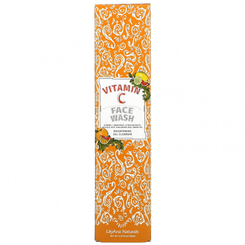 Lilyana Naturals, Средство для умывания с витамином C, 188 мл (6,35 жидких унций) #1